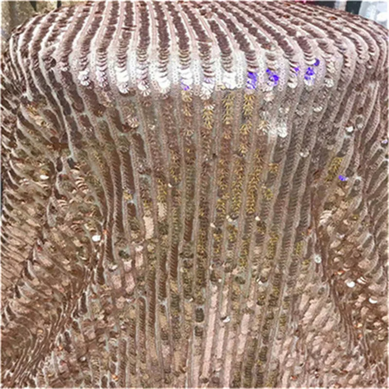 New Design High Quality 2019 Tulle sequins French Nigerian Lace Fabrics Pearls Embroidered Guipure African 3d Fabric | Дом и сад