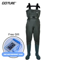 goture chest fishing warder 100 waterproof fishing wear for fly fishing outdoor hunting boots euro size 43 46 waders