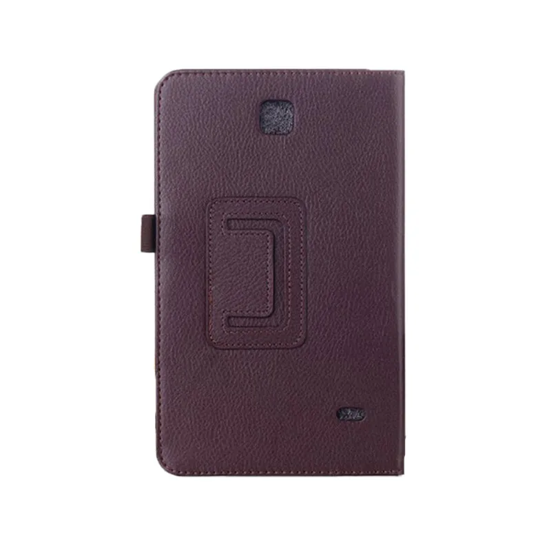 Brown Чехол для samsung Galaxy Tab 4 7,0 T230 T231 T235 кожаный чехол Обложка для samsung Tab4 7,0 SM-T230 SM-T231 чехол - Цвет: Brown
