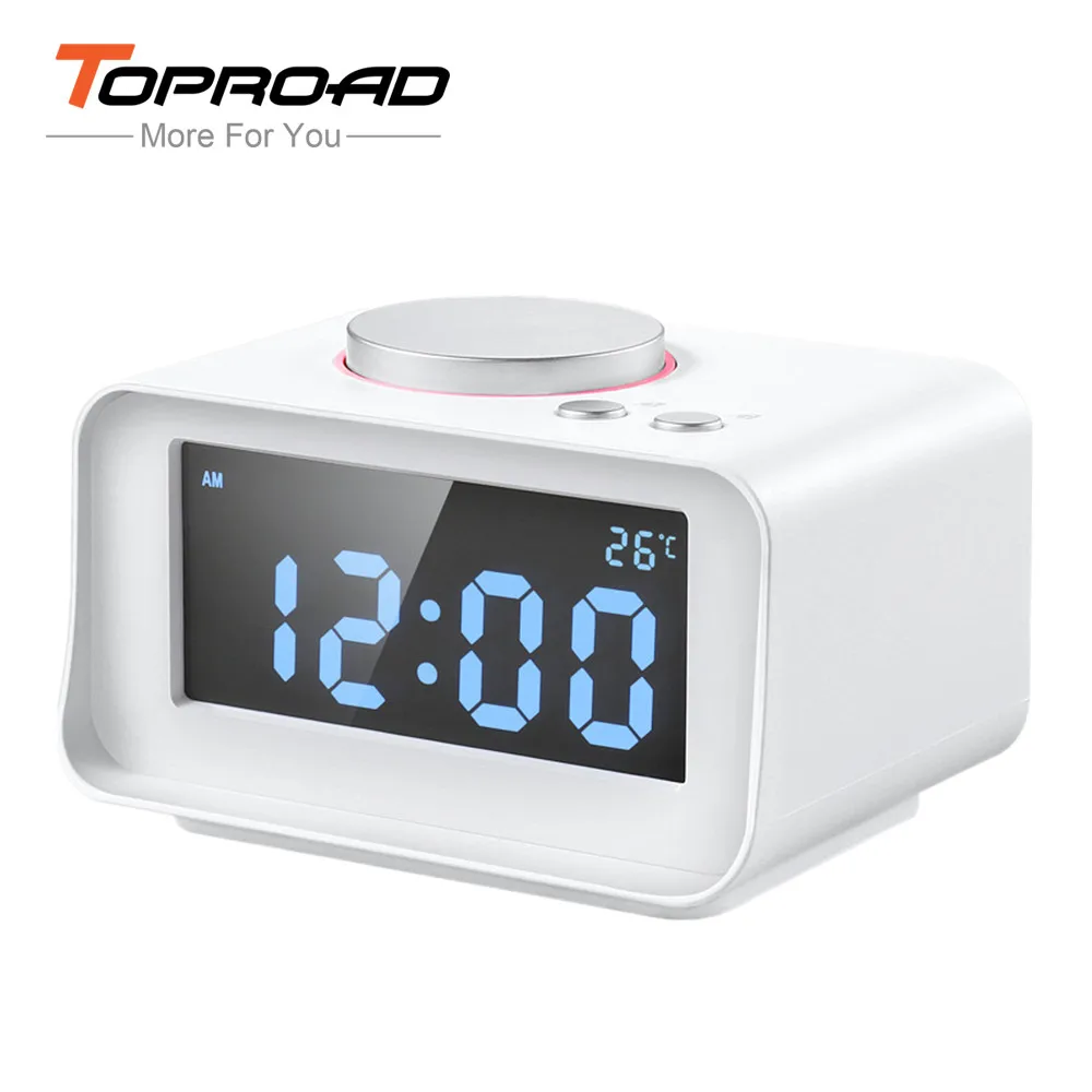 TOPROAD LCD компьютерные колонки звук объемный Громкоговоритель Поддержка FM радио