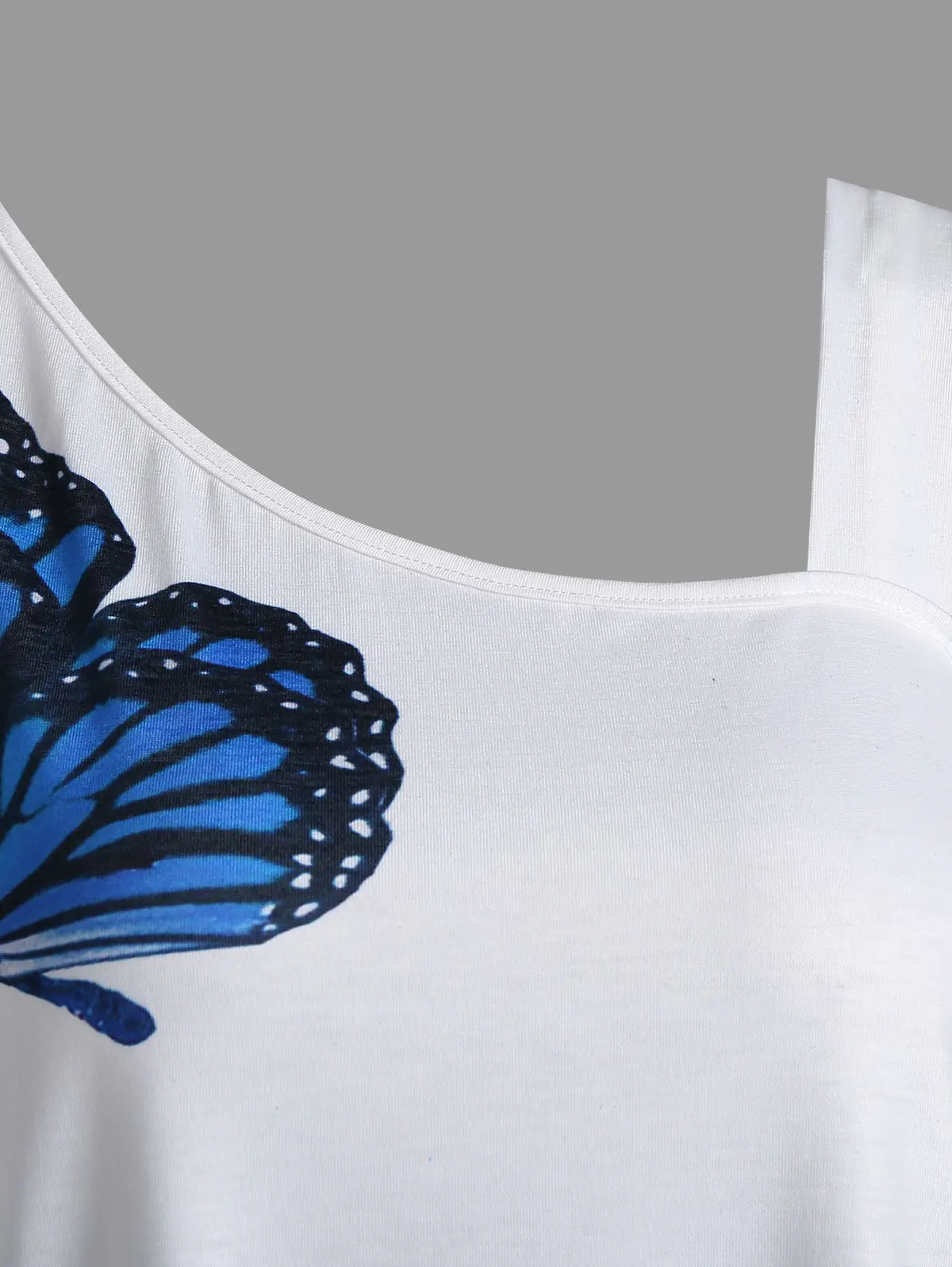 ROSEGAL женский топ с коротким рукавом и вырезом большие размеры XL-5XL туника принтом