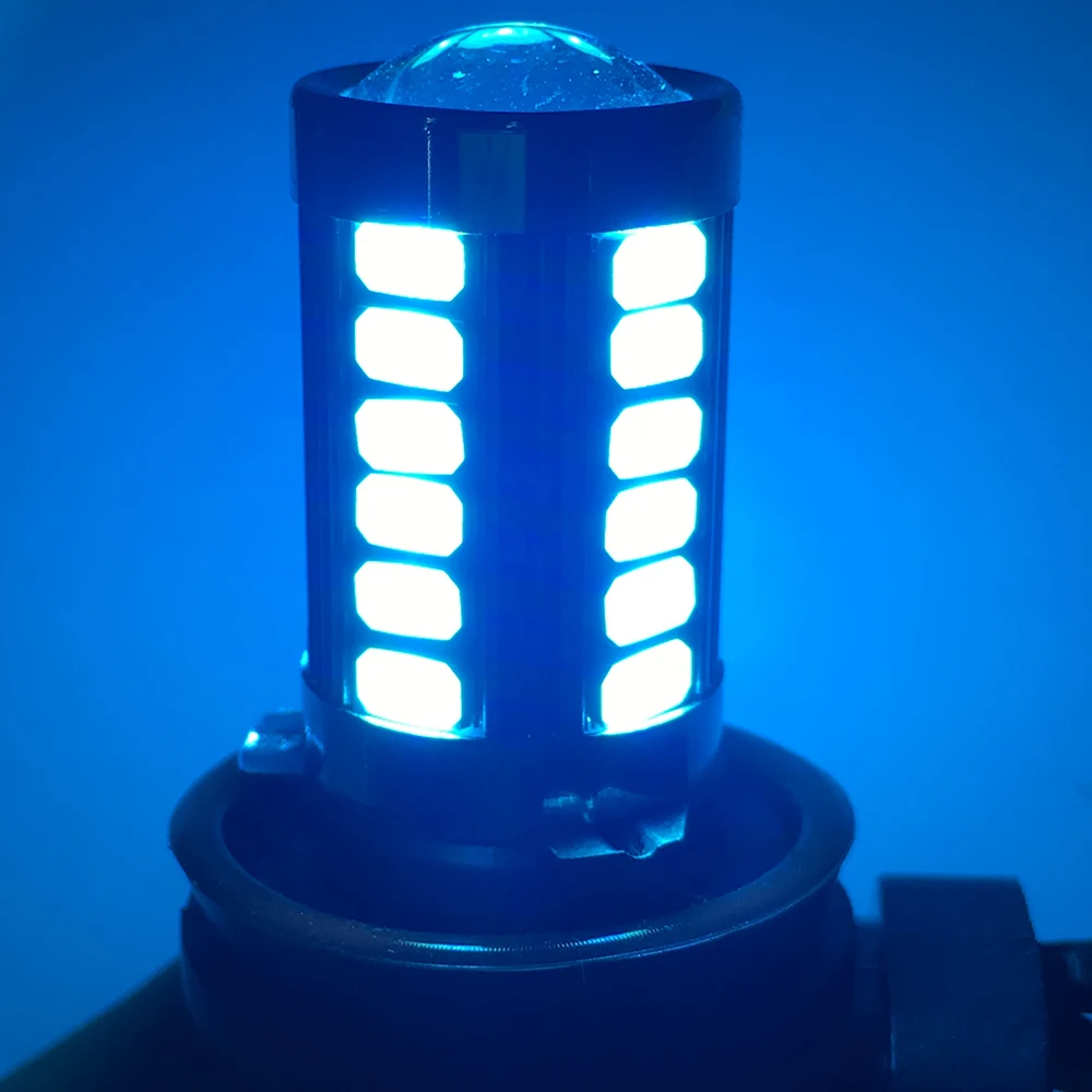 2 шт. 9006 33 SMD 5630 автомобилей Включите тормоза DRL дальнего авто задний обратного лампы оранжевый красный