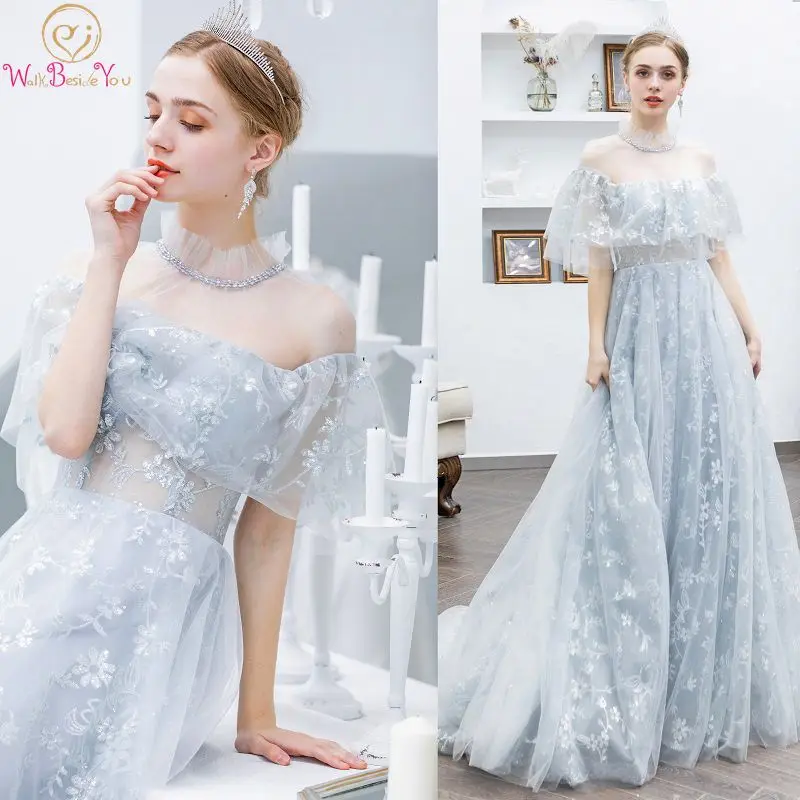 

Silver Evening Dresses 2020 Lace Bling Long High Neck Illusion See Transparent Keyhole Back Prom Formal Gowns vestido de festa