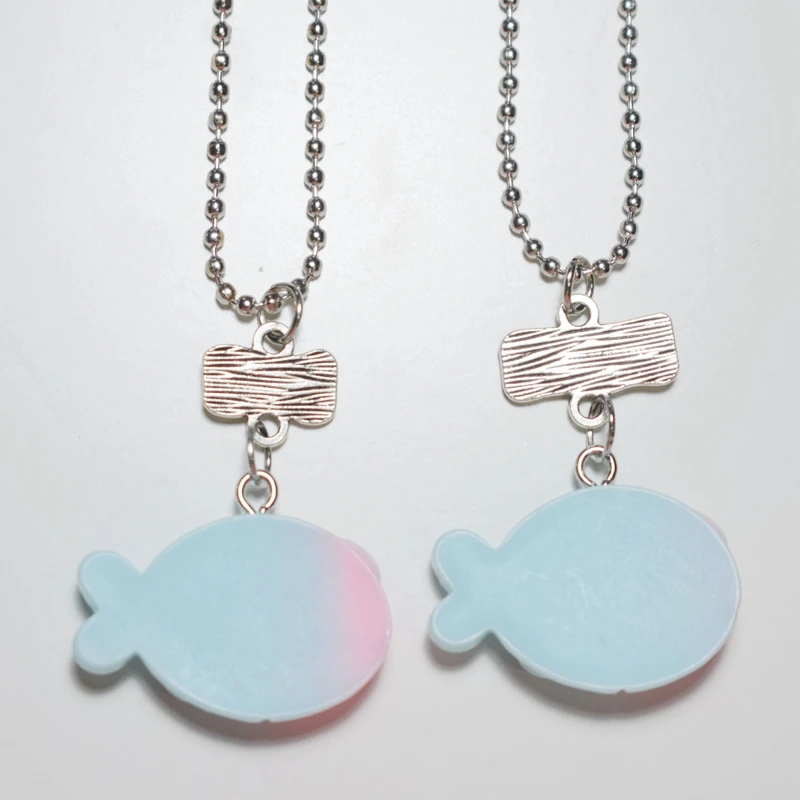 Ожерелье с подвеской рыбий глаз из смолы 2018|Ожерелья подвеской| |