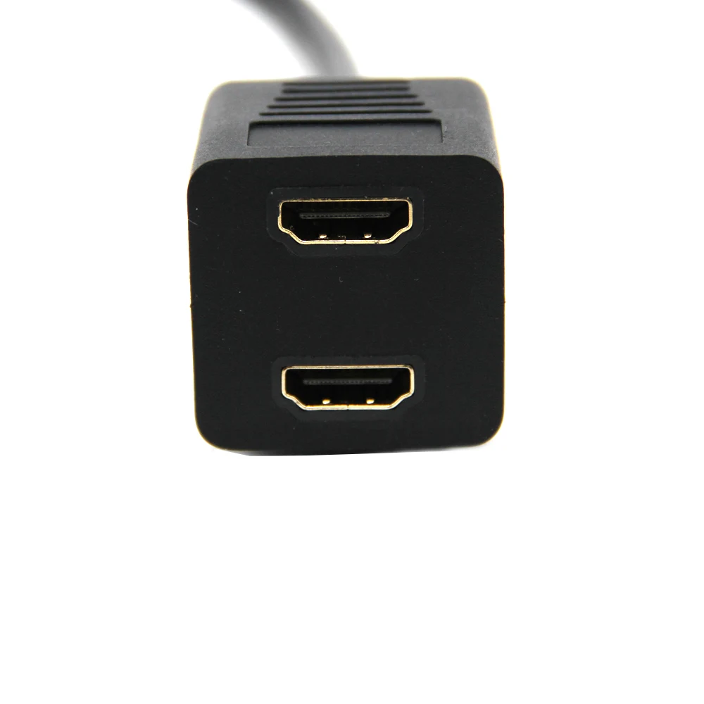 Горячая HDMI 1 вход 2 выхода мужчин и женщин сплиттер кабель адаптер конвертер HDMI кабель Дисплей порт для HD DVD lcd tv