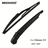 broshoo car rear wiper blades back windscreen wiper arm for citroen c2 hatchback 2003 2005 295mmwindshield auto styling