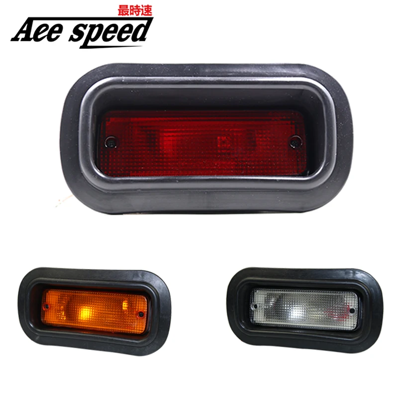 Универсальный для HONDA-CIVIC-DEL-SOL-CRX-EF-SI-JDM-EDM-CUSTOM-RED-LENS-REAR-BUMPER-FOG-LIGHf1