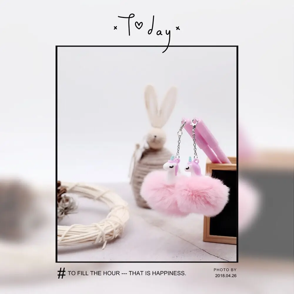 36 шт./лот Единорог шариковая гелевая ручка с плюшевым Кулоном Милые 0 5 мм черные