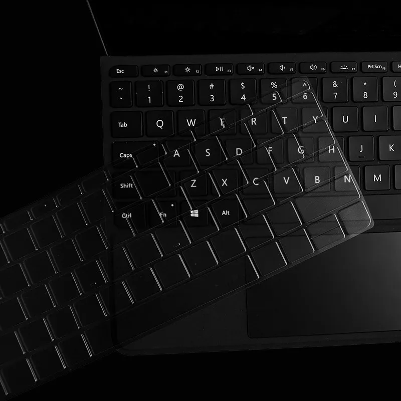 Ультра-тонкий ТПУ чехол из закаленного стекла для microsoft поверхности GO 1" прозрачный Невидимый wetarproof мембраны клавиатуры