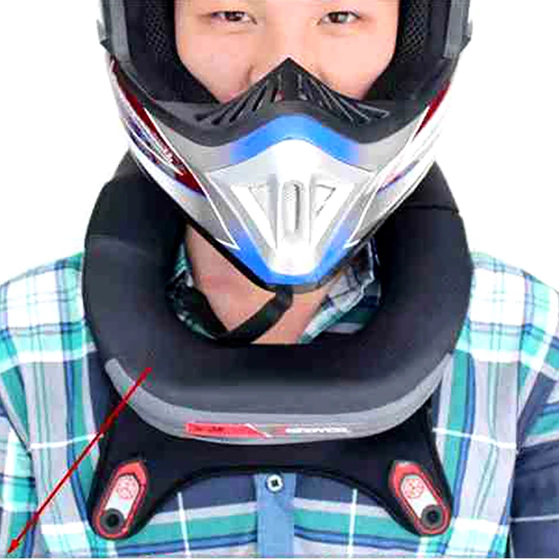 Наколенник для шеи мотоцикла защита гонок езды на мотоцикле сильная голени