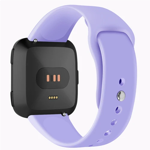 Силиконовый ремешок для fitbit versa/versa 2/versa litle ремешок reloj Браслет спортивный сменный ремешок для часов Часы Аксессуары - Цвет ремешка: purple