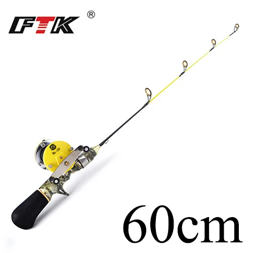as photo FTK 50 см 60 см зимняя удочка для подледной рыбалки C.W.10-20G катушка для подледной рыбалки Cambo зимняя удочка для подледной рыбалки мягкая удочка для ловли карпа - Цвет: as photo