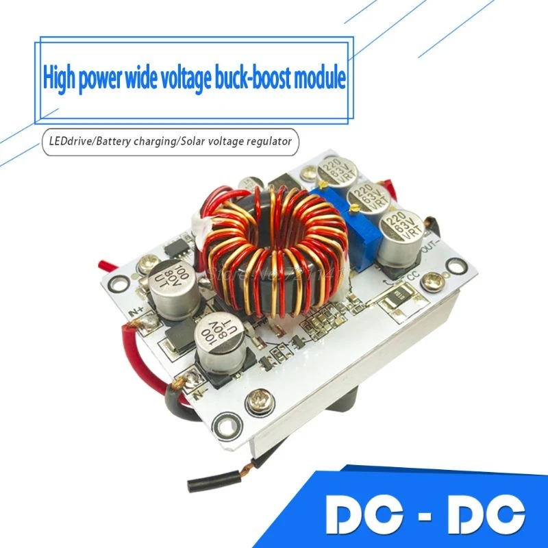 180 Вт DC Регулируемый повышающий преобразователь с радиатором и вентилятором CC/CV