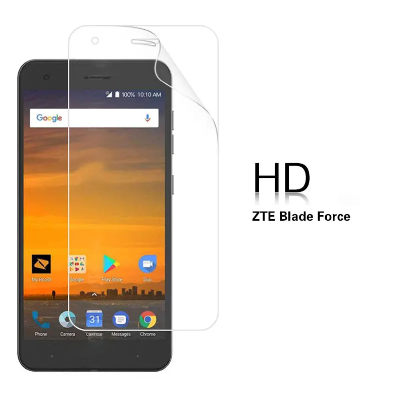 HD прозрачный глянцевый фильм для ZTE Blade Force 5 в матовой пленке анти отпечатков