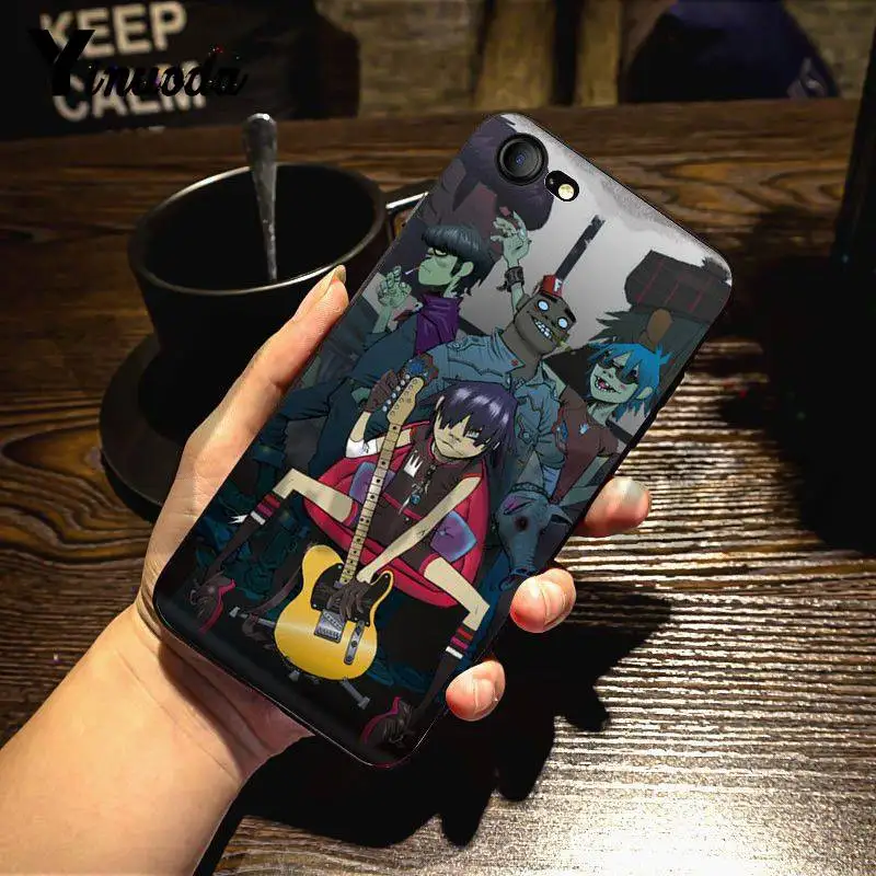 7 Yinuoda для iphone 7 6 X Чехол Gorillaz лодка Illust музыка Доминантный защитный корпус телефона для iphone 7X6 6S 8 Plus 5 XS XR - Цвет: 7