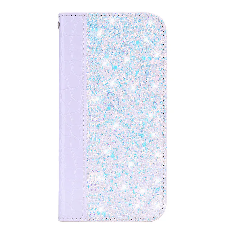 Silver White С узором «крокодиловая кожа» кошелек чехол для samsung Galaxy J8 J7 J6 J5 Prime J4 J3 Pro ON7 ON5 книга Стиль чехол s крышка S8 S9 плюс B51 - Цвет: Silver White