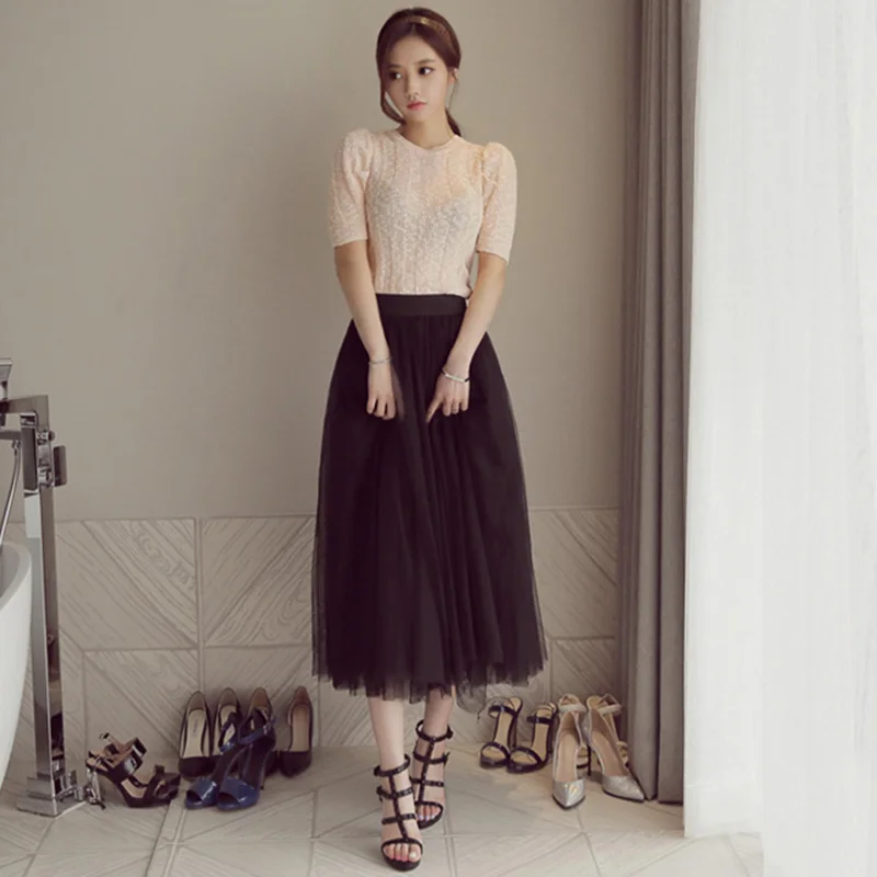 Uppin юбка женская тюль Тюлевая S женские длинные юбка-пачка 70 см 80 90 для взрослых