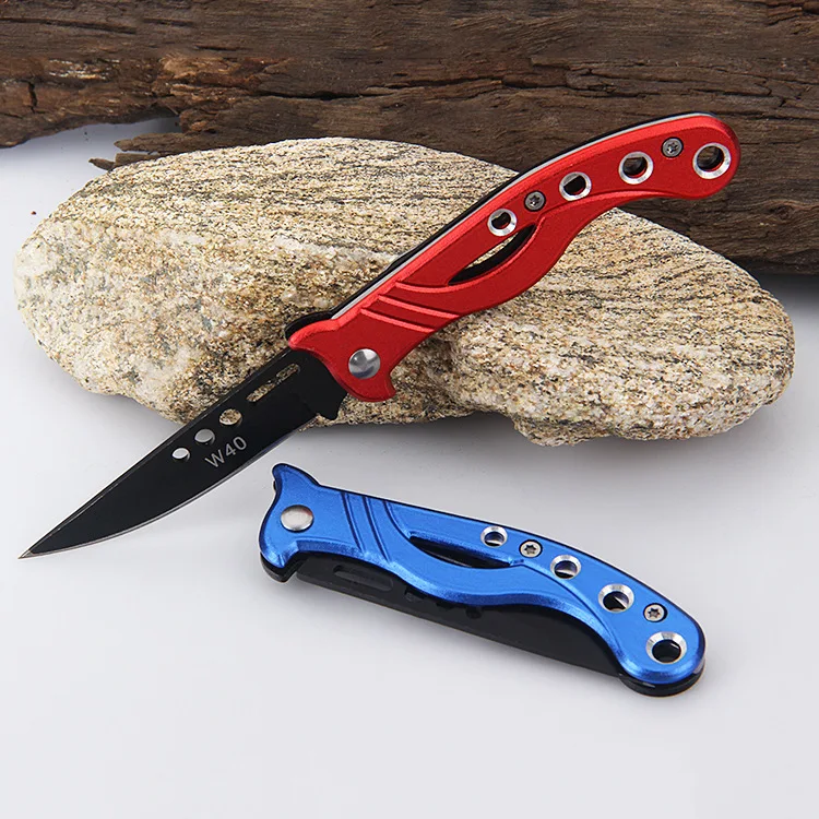 Mengoing 2 шт./лот пористых Дизайн складной нож Ножи Нержавеющая сталь самообороны