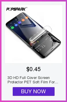 3D HD полное покрытие экрана протектор ПЭТ мягкая пленка для samsung galaxy s8 Note8 S7 Edge S8 S9 Plus S10 plus список защитная пленка
