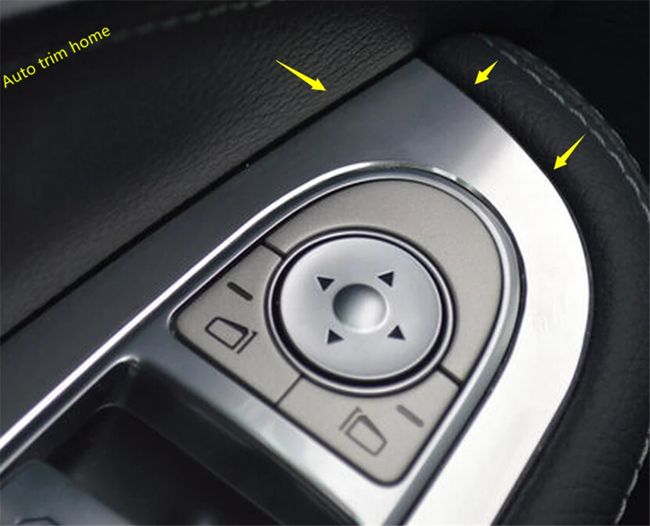 

Lapetus Door Handle Holder Window Lift Button Switch Cover Trim For Mercedes Benz C Class W205 2014 - 2020 Auto Accessories