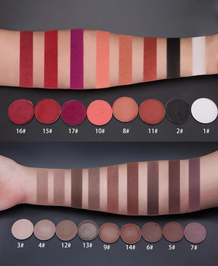 66 цветов матовое мерцание сделай сам на заказ тени для век макияж сверкающий