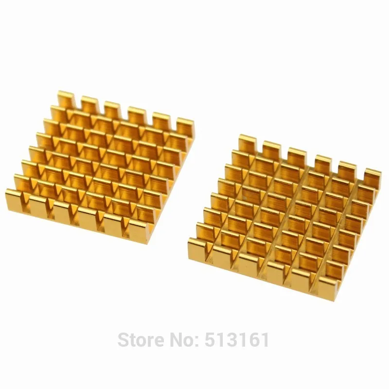 30 шт./лот алюминий 25x25x5 мм радиатор охлаждения радиаторы