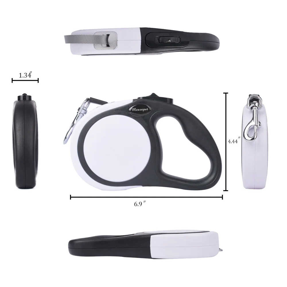 Авто Выдвижной Поводок для собак 16 футов поводок средних и больших 360