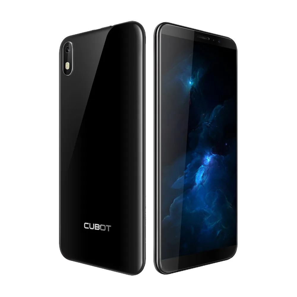 Cubot J5, 5,5 дюймов, 18:9, полный экран, 2 ГБ, 16 ГБ, MT6580, четырехъядерный смартфон, Android 9,0, 2800 мА/ч, 3G, две Nano Sim, мобильный телефон