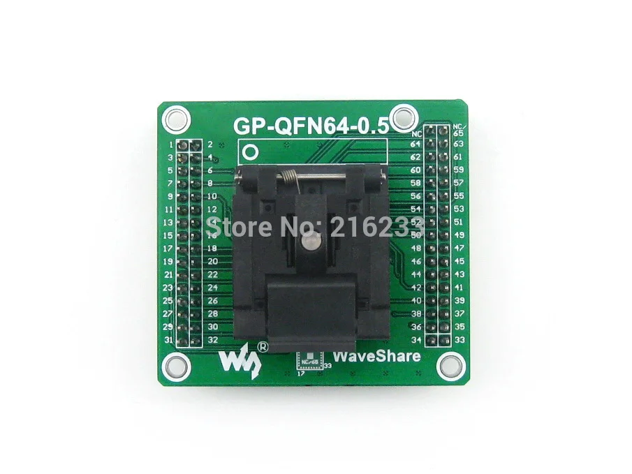 QFN 64B 0.5 01 QFN64 MLF64 Enplas IC тестовая розетка адаптер программирования шаг 0 5 мм с