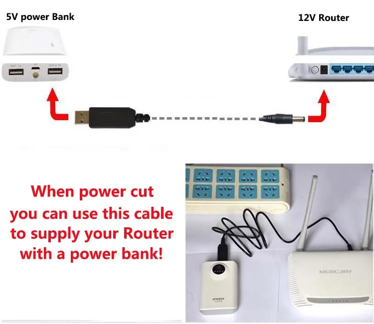 SONGFUL DC USB 5В до 12В Jack 5 мм x 2 1 Повышающий Модуль питания конвертер кабель шнур