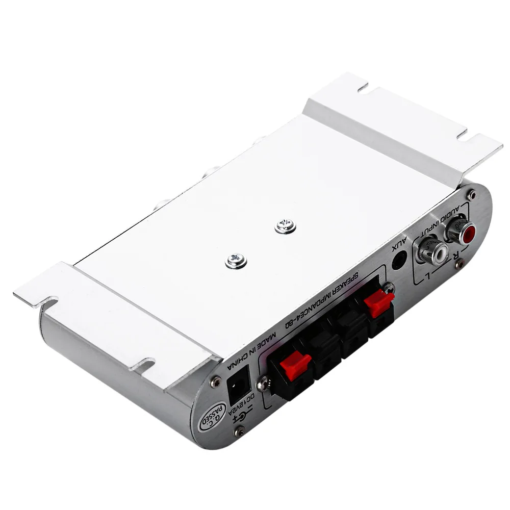 Lepy LP 808 12 В Портативный мини HiFi Super Bass усилитель совместим с мотоциклетные MP3V