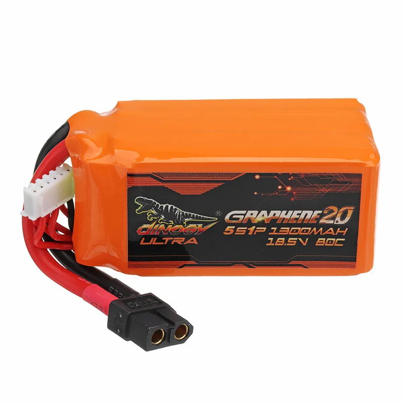 Аккумуляторная батарея Giant Power DINOGY ULTRA GRAPHENE 2 0 18 5 В 1300 мАч 80C Lipo XT60 разъем для