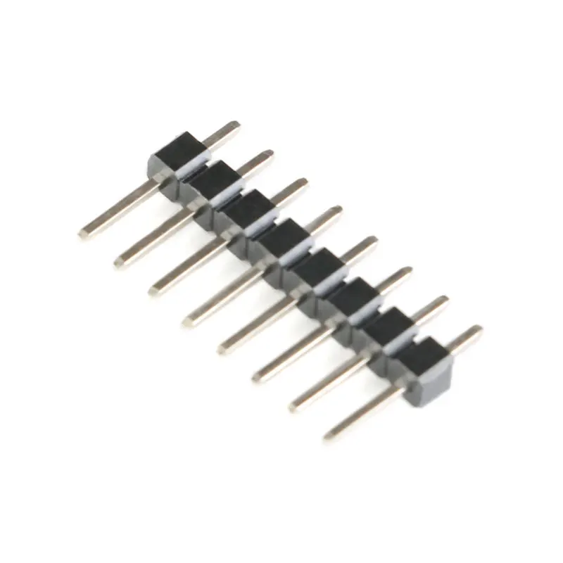 10 шт./лот 2,54 мм Однорядный Мужской 2~ 40 P Breakaway PCB плата контакты коннектор полосы Pinheader 2/3/4/5/6/8/10/12/20/40Pin