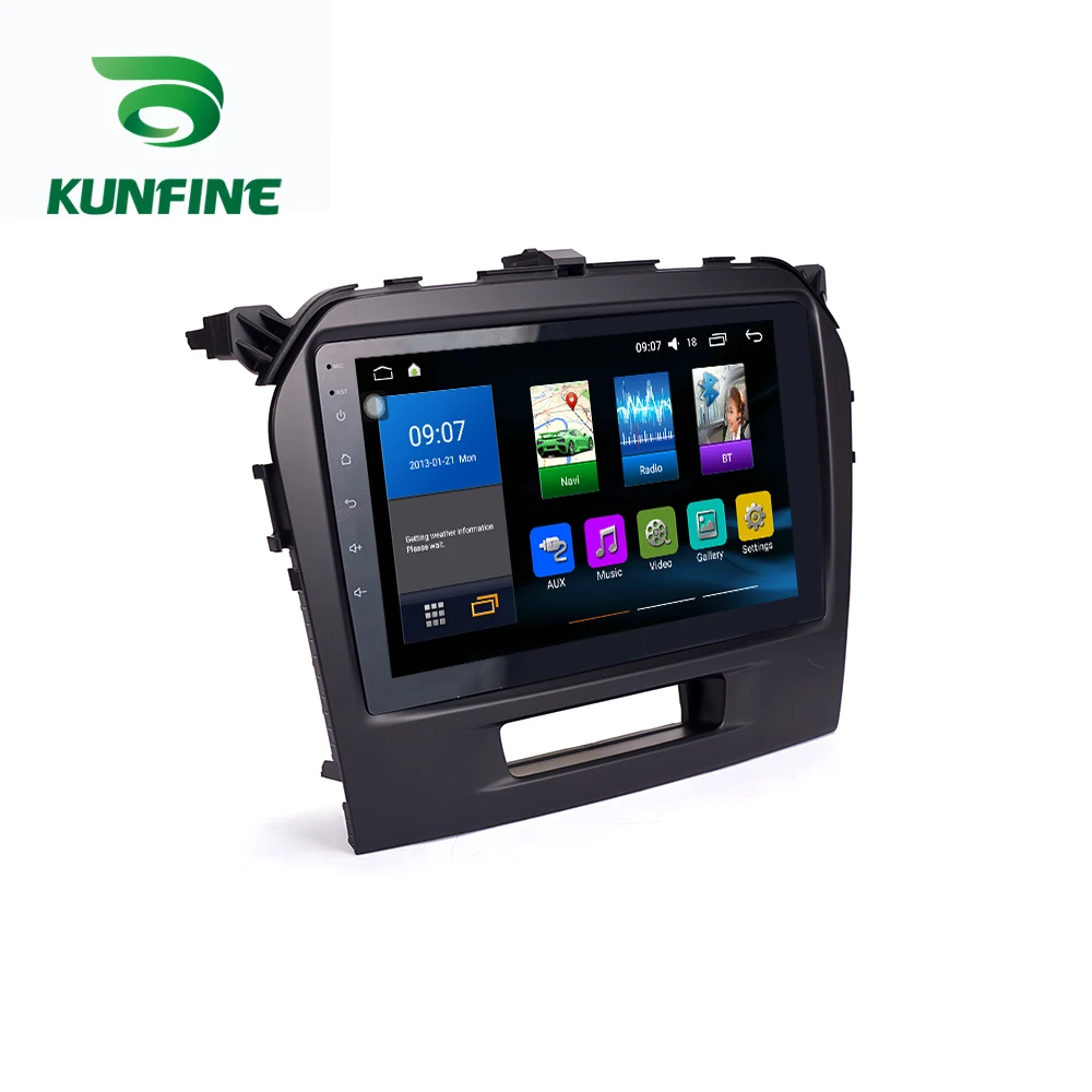 Восьмиядерный 1024*600 Android 10 0 автомобильный DVD GPS навигационный плеер Deckless стерео