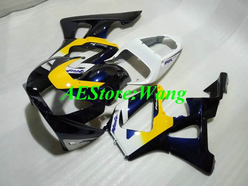 Набор обтекателей для HONDA CBR900RR 929 00 01 CBR 900RR 900 RR 2000 2001 ABS синие белые Обтекатели +