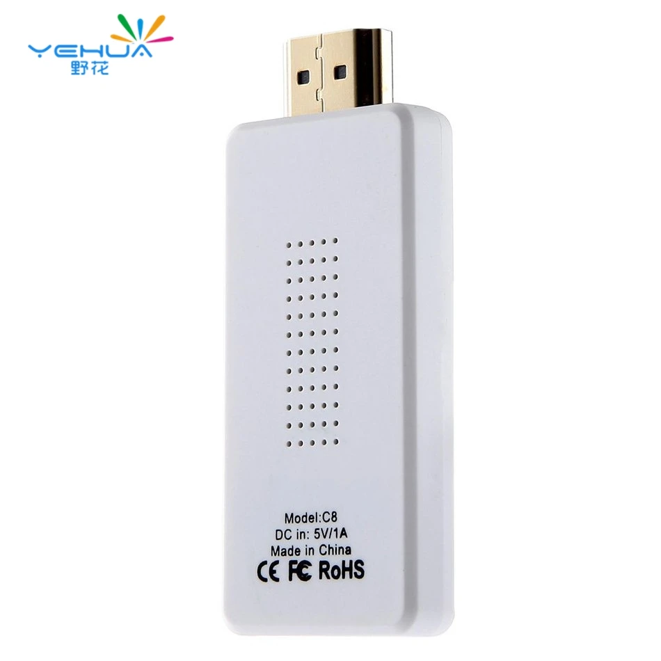 Yehua C8 2 4 г HDMI Miracast ключ DLNA проецирования Airplay Wi Fi Дисплей адаптер ТВ Stick Поддержка 2.4g