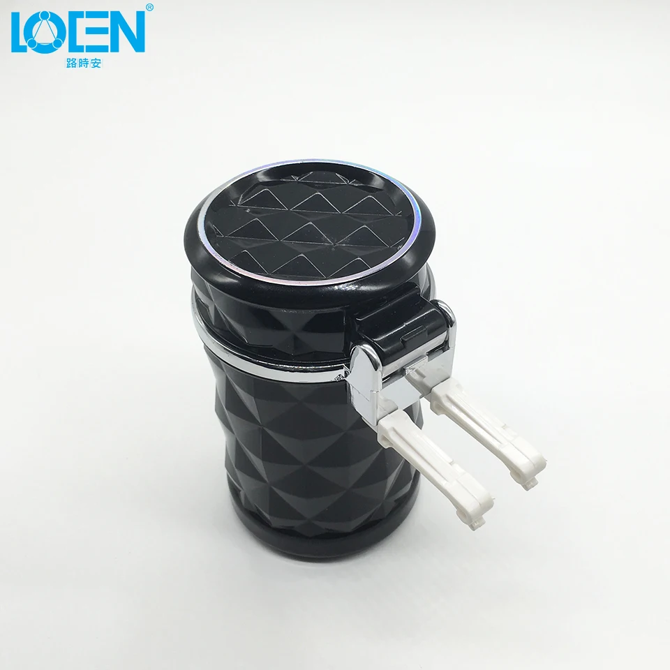 LOEN автомобильный Стайлинг круглая пепельница супер ярсветодиодный лампы