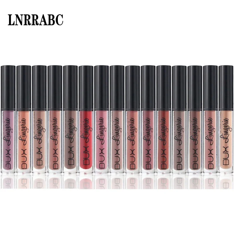 Модный брендовый макияж с эффектом &quotметаллик&quot водостойкая матовая губная