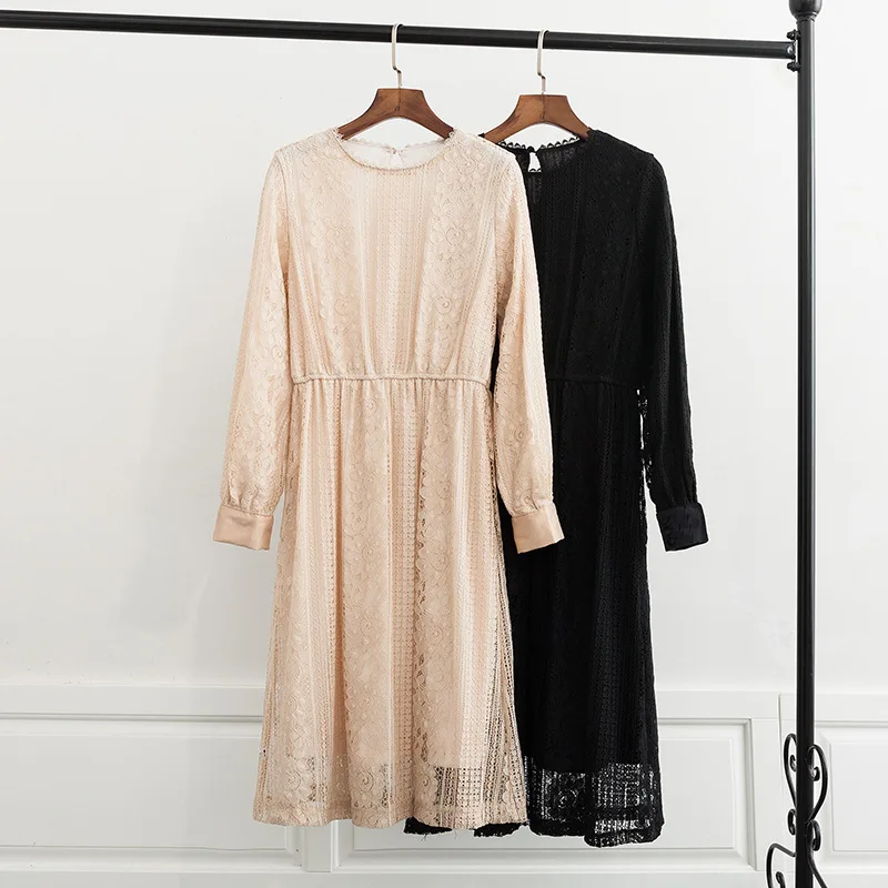 2019 Плюс Размер повседневные платья Весенняя женская одежда модное свободное