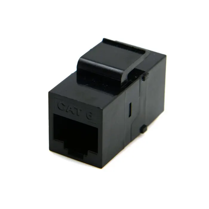 

CYDZ UTP CAT6 Keystone Coupler RJ45 Female to Female UTP CAT6 Keystone inline Coupler Black