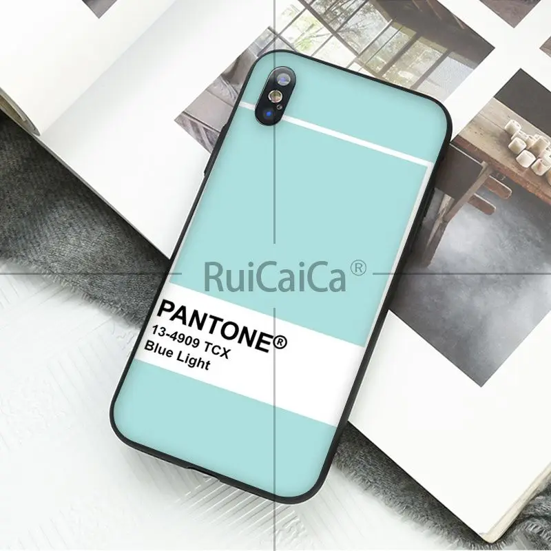 Ruicaica Pantone Candy Color Printing Drawing Phone Case cover Shell for iPhone 8 7 6 6S Plus 5 5S SE XR X XS MAX Coque | Мобильные