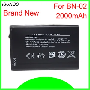 ISUNOO Bateria BN02 BN-02 2000 мАч, Сменный аккумулятор для Nokia XLXL, 4G