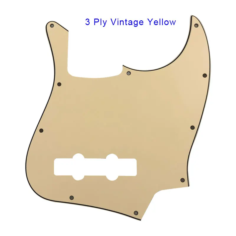 Pleroo гитара деталей pickguards Стандартный 10 отверстий 4 строки костюм для fender Jazz Bass Стиль JB накладку к царапинам плиты