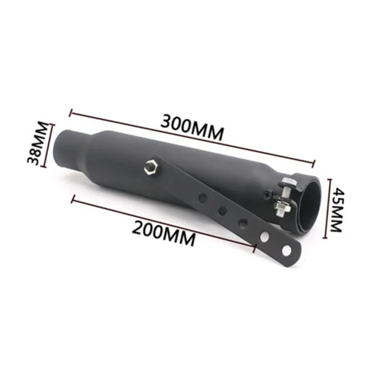 Выхлопная труба для мотоцикла 12 дюймов глушитель круизера Чоппер Bobber Cafe Racer