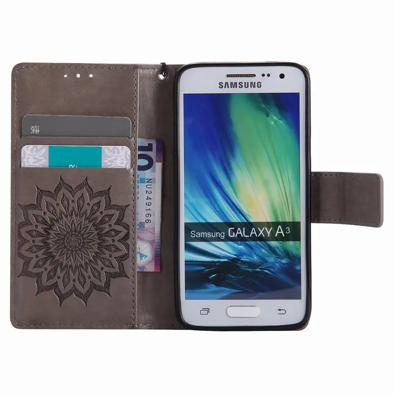 Для samsung Galaxy A3 Чехол Флип кожа+ Силиконовый мягкий чехол samsung Galaxy A3 чехол для телефона для samsung Galaxy A3 чехол