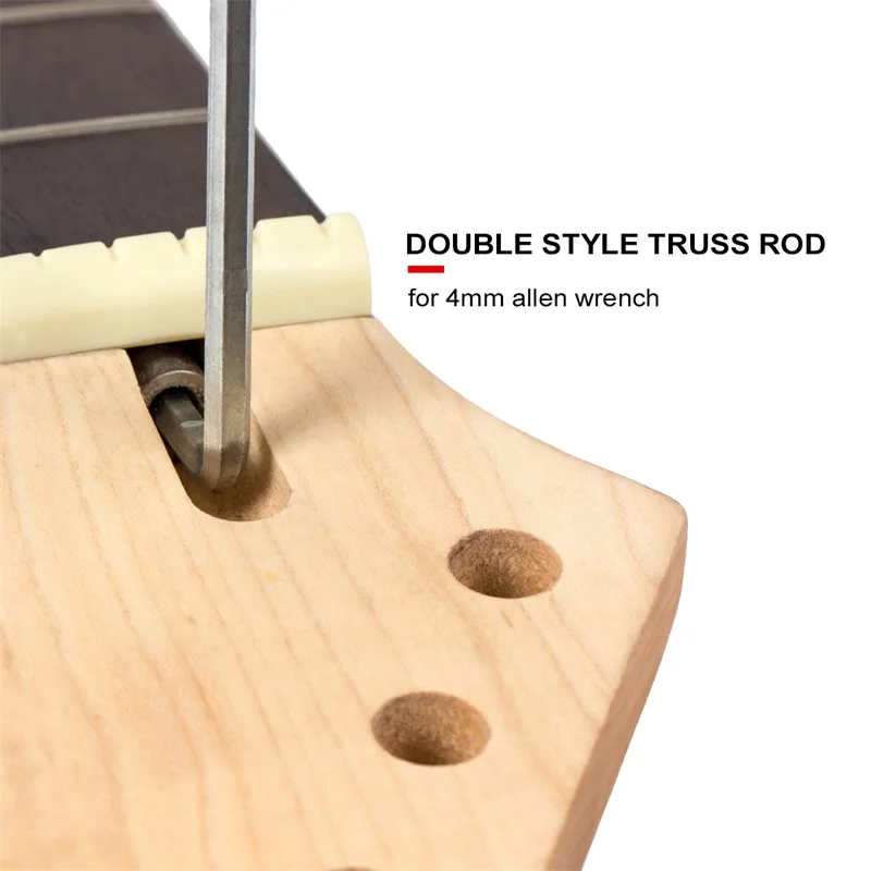 Гриф для электрогитары 22 лада матовый|maple fingerboard|banana guitar neck22 frets |