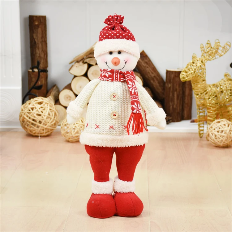 Рождественские украшения Enfeite De Natal с рождеством, Санта-Клаус, снеговик, лось, украшения, куклы, Декор, праздничные вечерние украшения, рождественские украшения