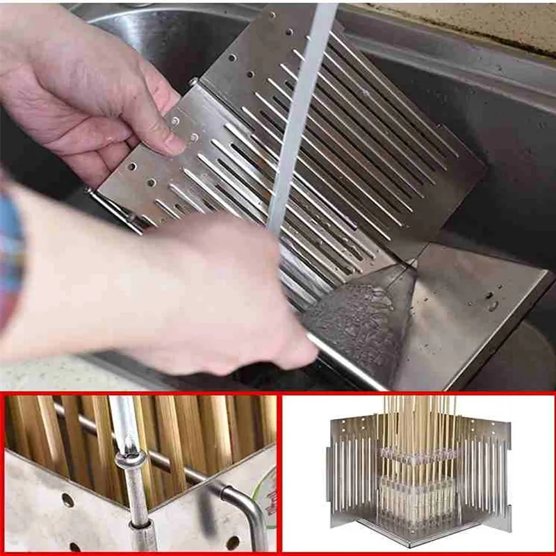 Ручной говядина из нержавеющей стали баранины строка устройство