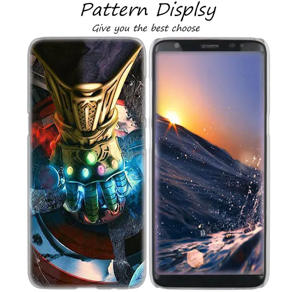 01 MLLSE Марвел герой Тор Горячий прозрачный жесткий чехол для samsung Galaxy S10 Lite S9 S8 Plus S7 S6 Edge S5 S4 Mini чехол - Цвет: 01