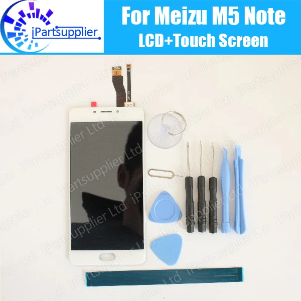 ЖК дисплей Meizu M5 Note + сенсорный экран 100% оригинальный дигитайзер стеклянная